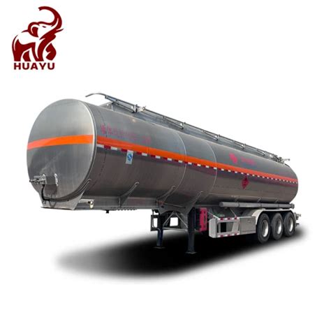 Huayu Axle Liter Aluminum Fuel Transporter Trailer Tanker