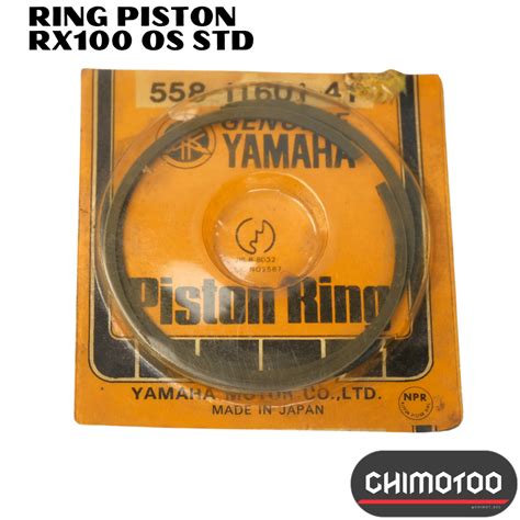 Jual Ring Seher Piston Yamaha Rx100 Rx 100 Os Oversize Ukuran Std