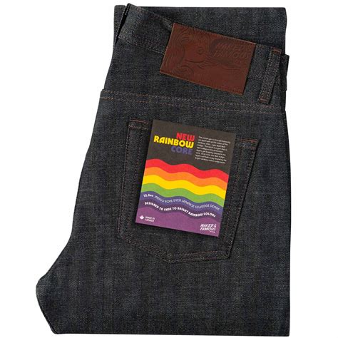 Naked Famous Weird Guy New Rainbow Core Selvedge Indigo 101117703