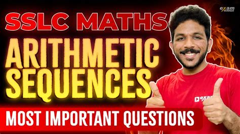 Sslc Maths Miq Series Chapter Arithmetic Sequence