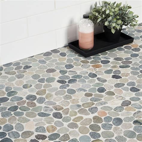 Nature Round Sumatra Blend Pebble Mosaic Tile Pebble Mosaic Tile