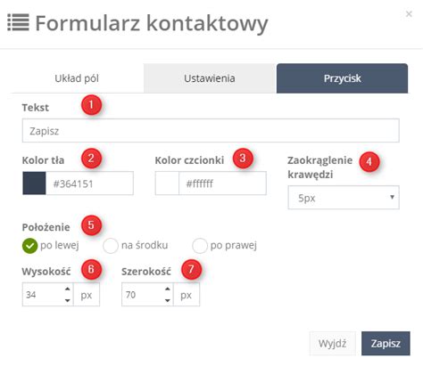 Tworzenie formularza za pomocą kreatora landing page SALESmanago AI