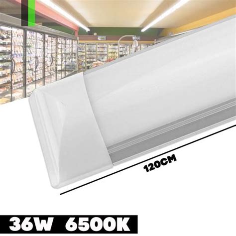 Lampada Led Slim Calha Tipo Linear De Sobrepor Branco Frio K Bivolt