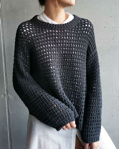 Ravelry Mesh Sweater Pattern By Susanne M Ller