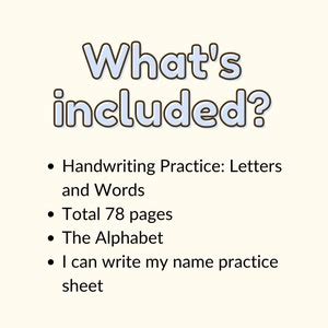 Handwriting Practice Bundle, Printable and Digital Handwriting ... 
