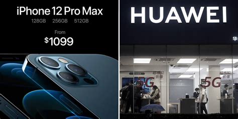 Huawei vs Apple: 5G phones go head-to-head as US sanctions bite ...