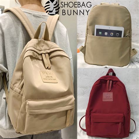 Jual Ready Cod Tas Ransel Backpack Polos Fashion Tas Ransel Pastel