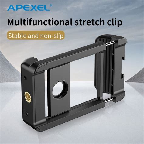 Apexel Klip Smartphone Multifungsi Holder For Lens Telescope Mm Apl