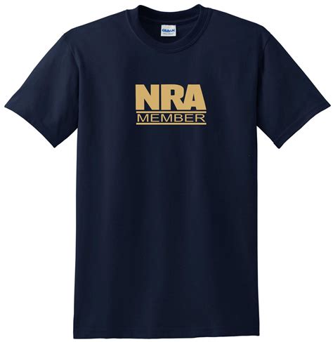 NRA T-shirt Gold Logo NRA Tee - Etsy