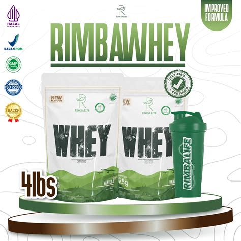 Jual Lbs Suplemen Fitness Rimbalife Rimbawhey Vanilla Whey Protein