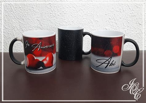 Taza M Gica Con Glitter Cer Mica Personalizada