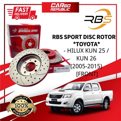 Rbs Sport Disc Rotor Toyota Hilux Kun Kun Front