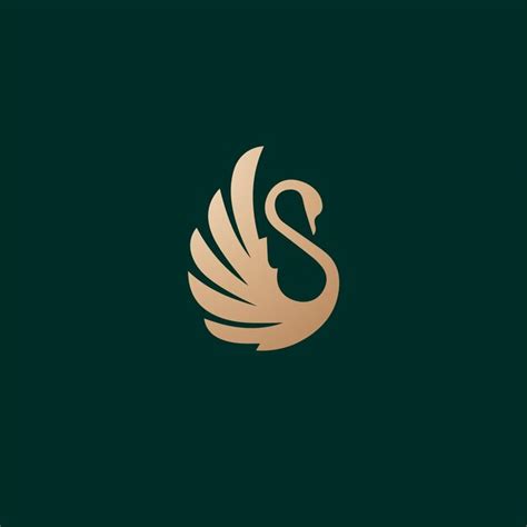 Premium Vector Swan Logo Template Design Vector Image