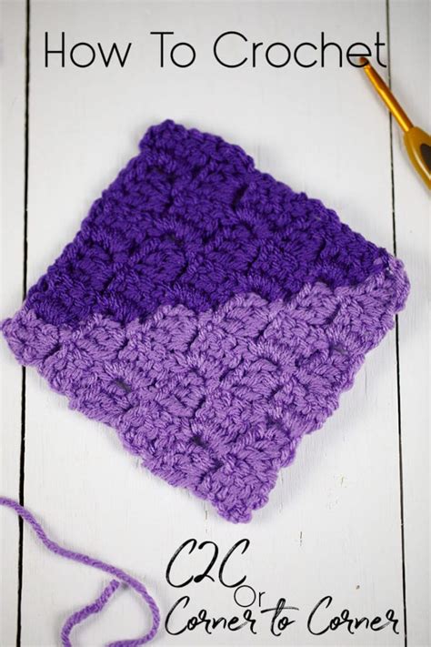 How To Crochet Corner To Corner C2c Easily