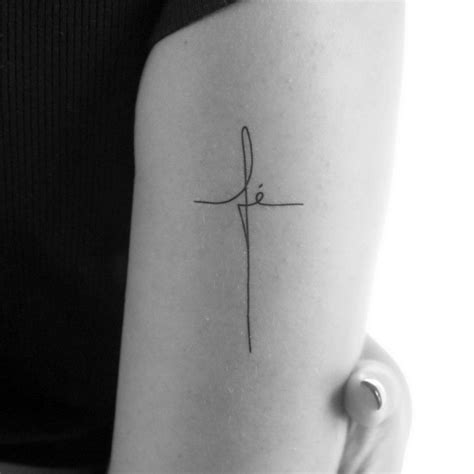 Cross Tattoo For Women Etsy