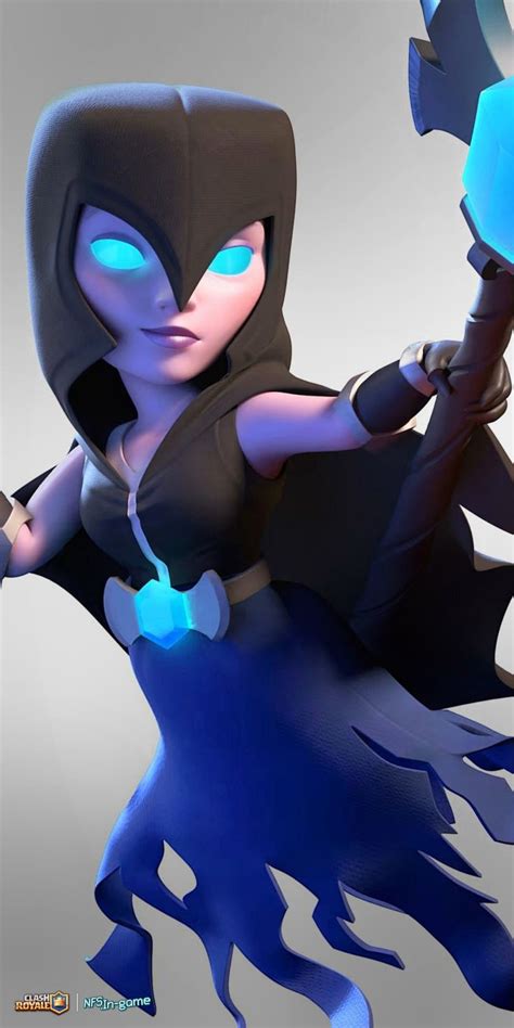 Clash Royale Night Witch Bat Mother Full Version Phone Wallpaper Night Witches