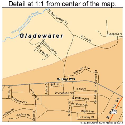 Gladewater Texas Street Map 4829660