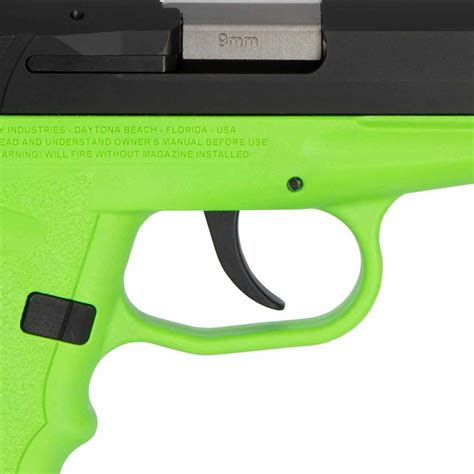 Sccy Cpx 1 Carbon 9mm Luger 3 1in Black Lime Pistol 10 1 Rounds Lime Sportsman S Warehouse