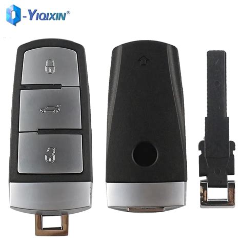 YIQIXIN 3 Buttons Remote Car Key Shell For Volkswagen VW Passat CC B6