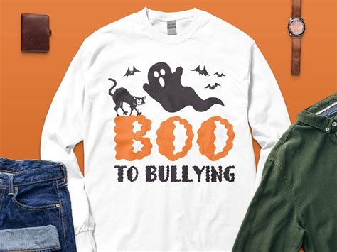 Boo To Bullying Svg Png Unity Day Svg Png Anti Bully Svg Anti