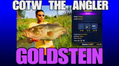 Cotw The Angler Goldstein Legendary Fish Location Setup Youtube