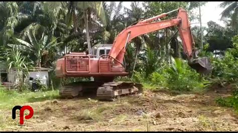 Cara Excavator Land Clearng Youtube