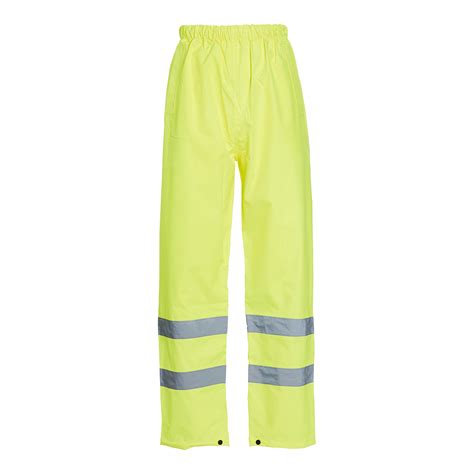 Blackrock Hi Vis Waterproof Overtrousers Yellow Myers Building