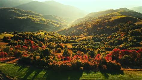 Sunrise in Autumn Mountains, Stock Footage | VideoHive