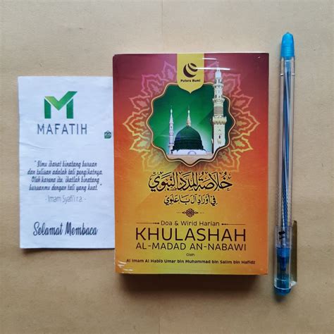 Jual Buku Doa Wirid Harian Khulashah Al Madad An Nabawi Arab Saku