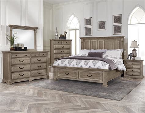 Vaughan Bassett Woodlands King Bedroom Group Belfort Furniture