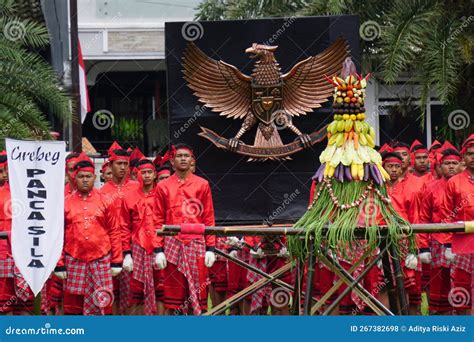 Indonesian Bring National Symbol Garuda Pancasila Editorial Stock