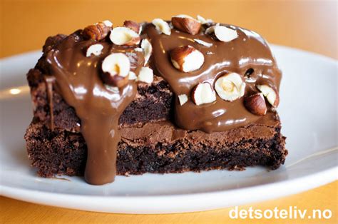 Nutella Caramel Hazelnut Brownies Det Søte Liv