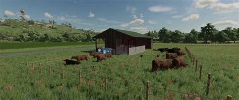 FS22 Small UK Cow Barn v 1 0 0 2 Animal Pens Mod für Farming Simulator 22