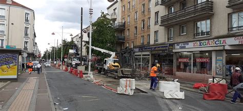 Les Travaux Concessionnaires Juillet 2021 T1 Bobigny Val De Fontenay