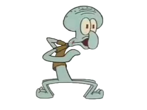 Transparent Scared Squidward | Scared Squidward | Know Your Meme