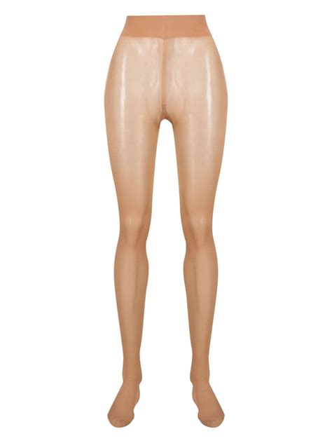 Wolford Pure Shimmer Concealer Tights Farfetch