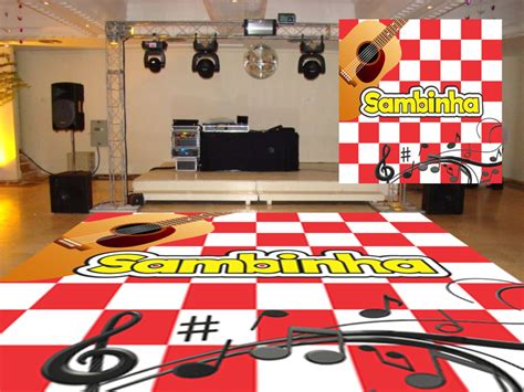 Lona Pista de Dança Festa Sambinha 1 5x1 5 Elo7