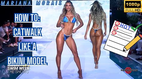 How To BIKINI Catwalk LIKE A PRO Bikini Swimwear Model Mariana