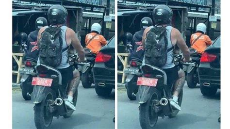 Viral Wna Di Bali Mengendarai Sepeda Motor Pelat Merah Pemilik