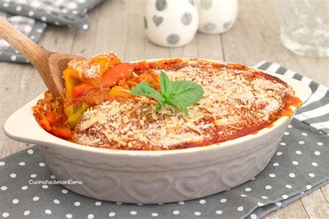 Parmigiana Di Peperoni Filante Cremosa E Golosissima