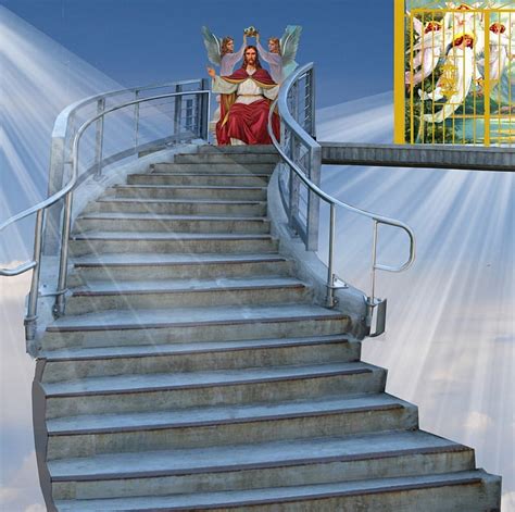 Stairway To Heaven Heaven Fantasy Stair Abstract Hd Wallpaper