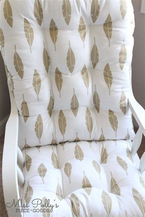 Ready To Ship Glider Cushionsrocker Cushions Rocking Chair Etsy Canada Glider Cushions