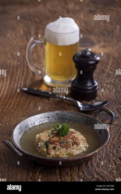 Austrian Soup In Copper Pot Stock Photo - Alamy