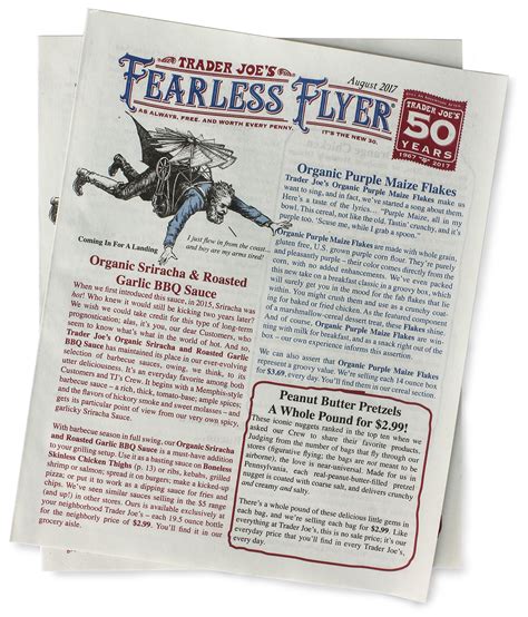 Trader Joe S Fearless Flyer Aubrey Goldina