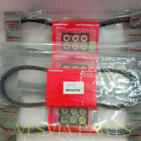 Jual Vbelt V Belt Van Belt Set Roller Beat Karbu Kvy Original Honda