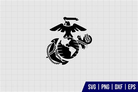 Eagle Globe And Anchor Svg Gravectory