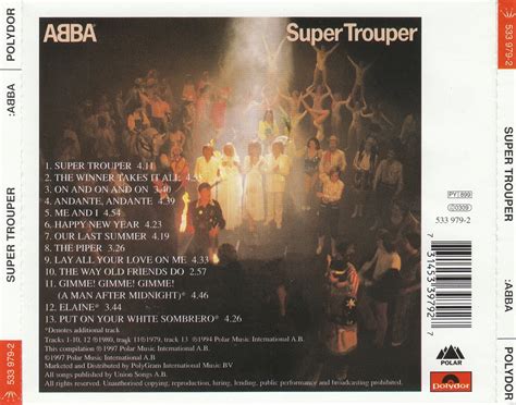 ABBA Super Trouper 1980 Music Collection