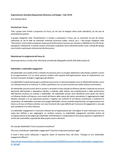 Manuale Di Organizzazione Aziendale