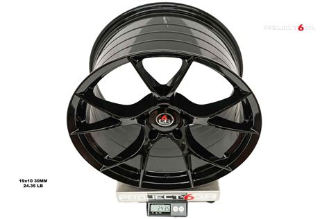 Project 6gr Ten Gloss Black Finish Zr Spec Corvette Project Wheels