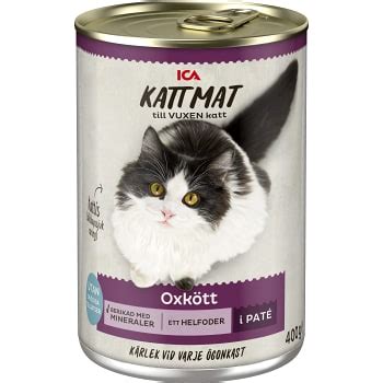 Kattmat Oxkött i paté 400g ICA Handla online från din lokala ICA butik